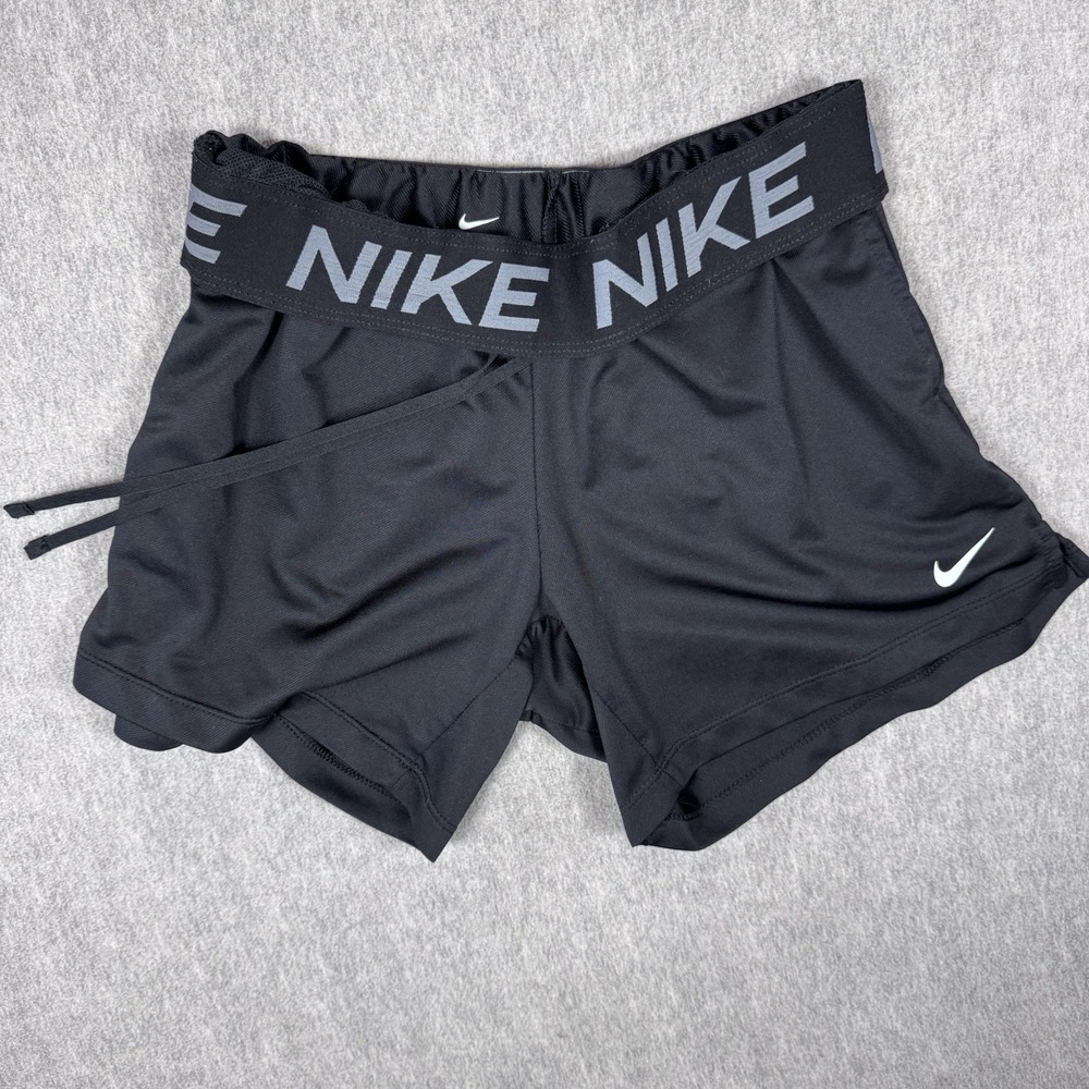 NIKE Women's Dri-Fit Attack Training Shorts Black XS DA0319-013 POCKETS